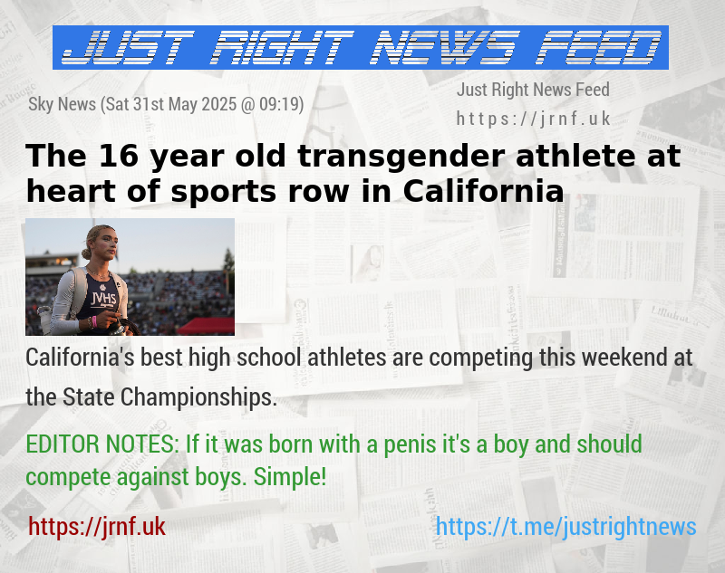 The 16—year—old transgender athlete at heart of sports row in California