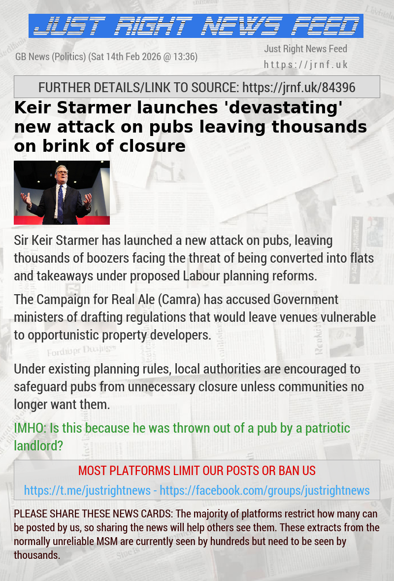 Keir Starmer launches ‘devastating’ new attack on pubs leaving thousands on brink of closure