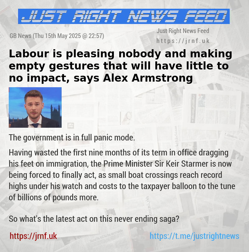 Labour is pleasing nobody and making empty gestures that will have little to no impact, says Alex Armstrong