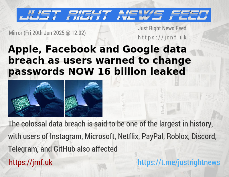 Apple, Facebook and Google data breach as users warned to change passwords NOW — 16 billion leaked