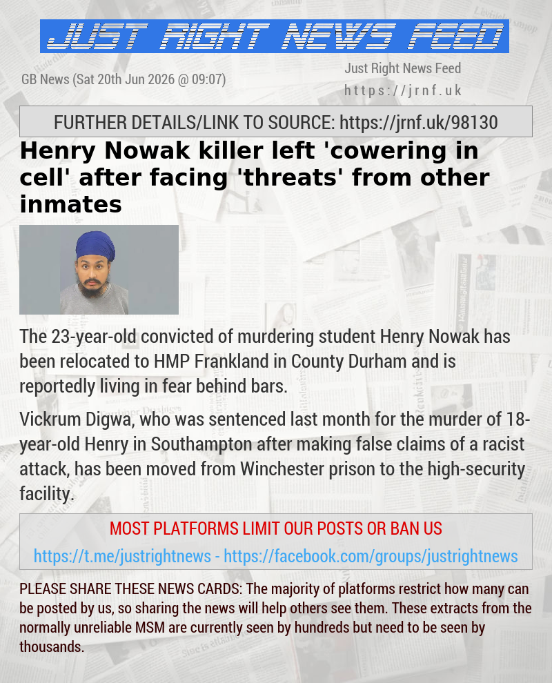 Henry Nowak killer left ’cowering in cell’ after facing ’threats’ from other inmates