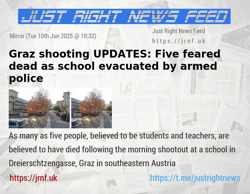 Graz shooting UPDATES: Five feared dead as school evacuated by armed police