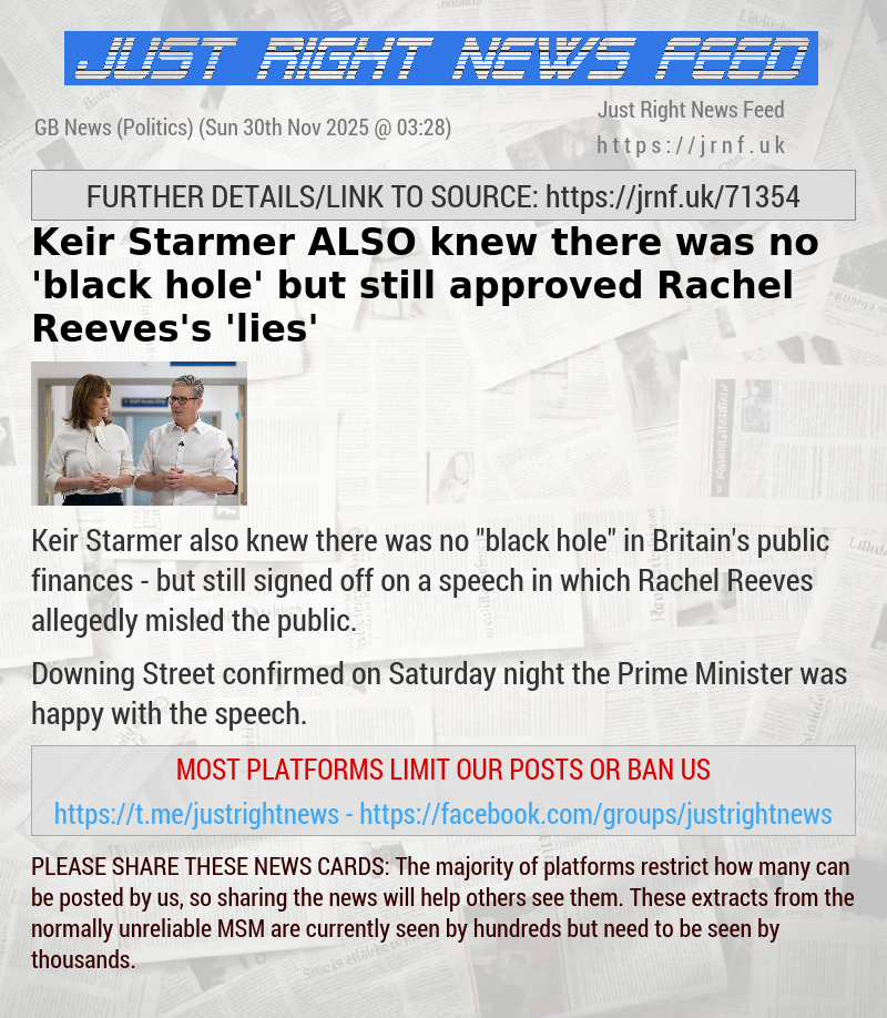 Keir Starmer ALSO knew there was no ’black hole’ — but still approved Rachel Reeves’s ’lies’