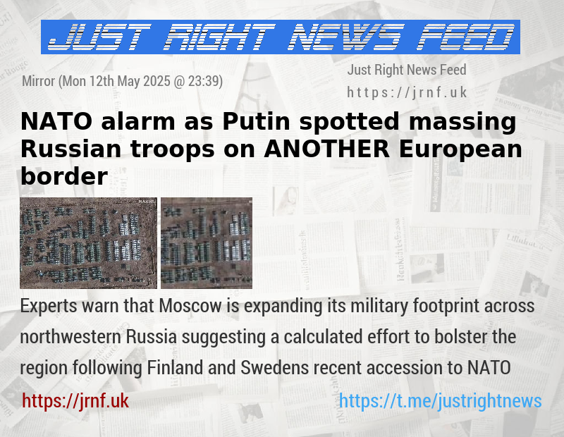 NATO alarm as Putin spotted massing Russian troops on ANOTHER European border