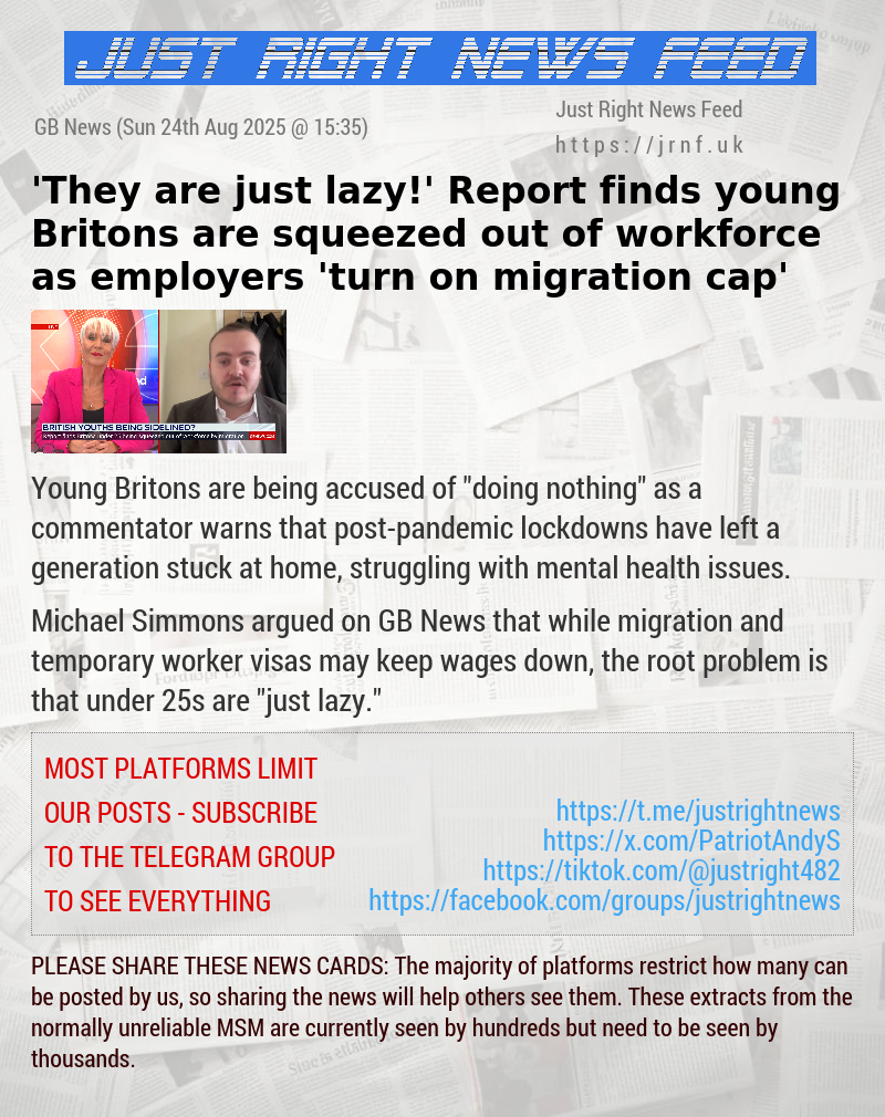 ’They are just lazy!’ Report finds young Britons are squeezed out of workforce as employers ’turn on migration cap’