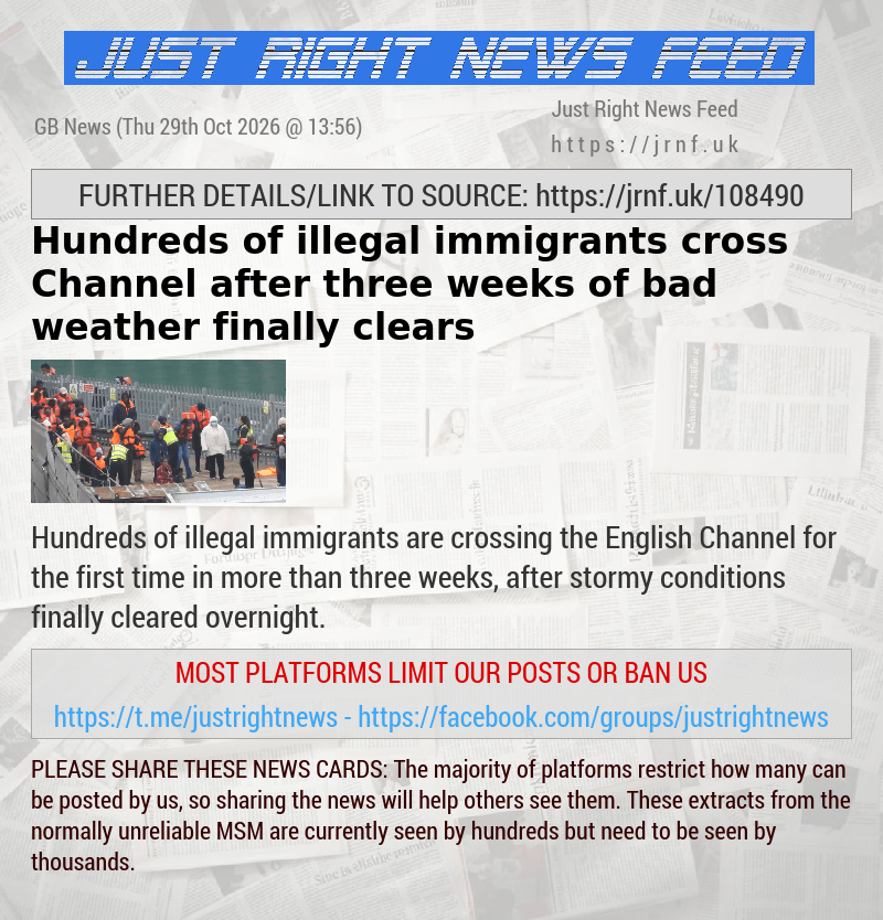 Hundreds of illegal immigrants cross Channel after three weeks of bad weather finally clears