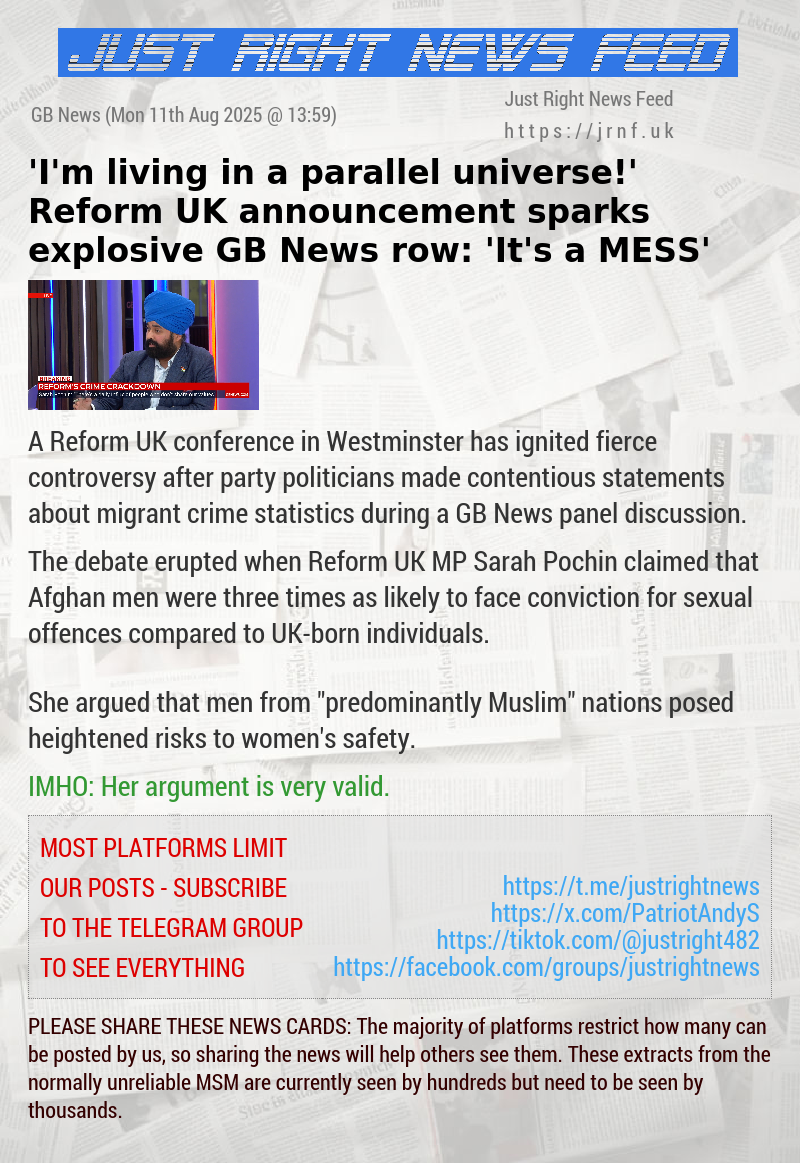 ‘I’m living in a parallel universe!’ Reform UK announcement sparks explosive GB News row: ‘It’s a MESS’