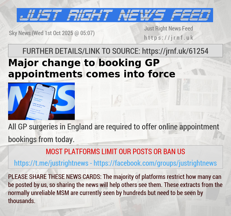 Major change to booking GP appointments comes into force