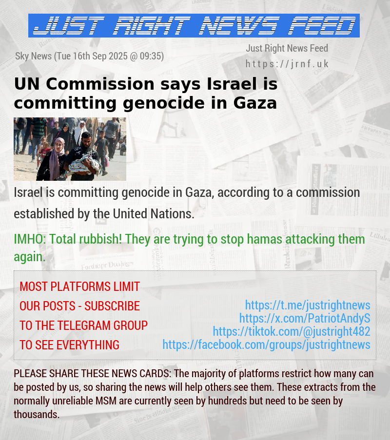 UN Commission says Israel is committing genocide in Gaza 