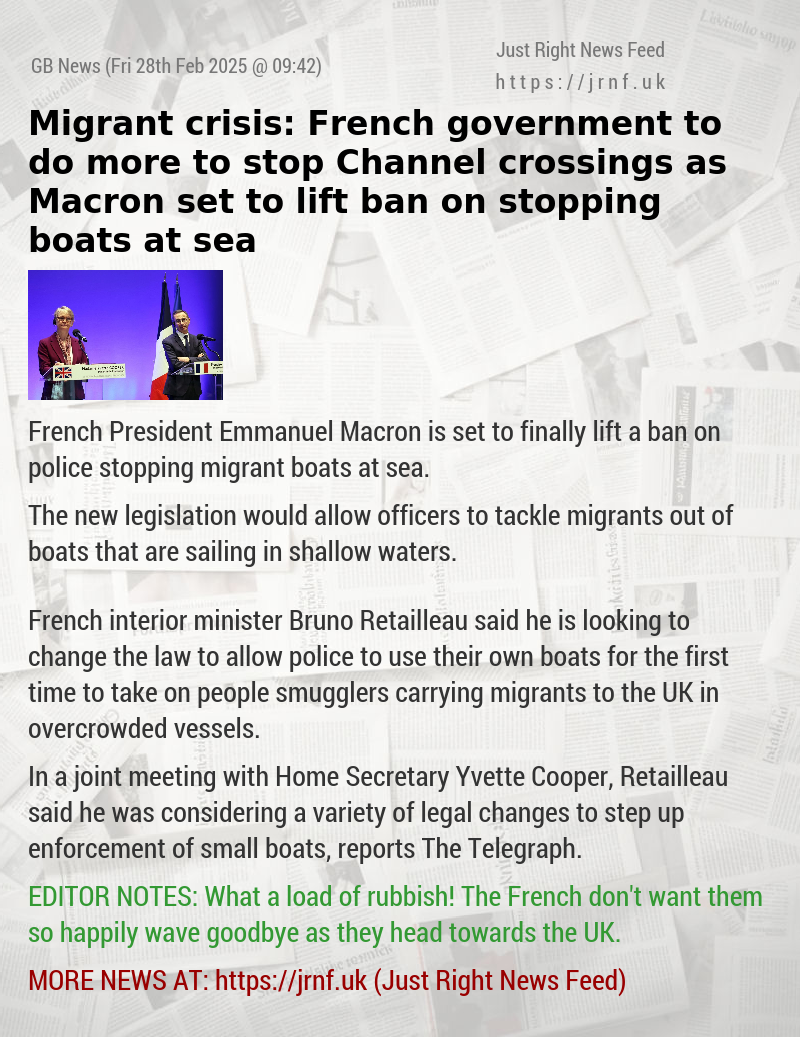 Migrant crisis: French government to do more to stop Channel crossings as Macron set to lift ban on stopping boats at sea