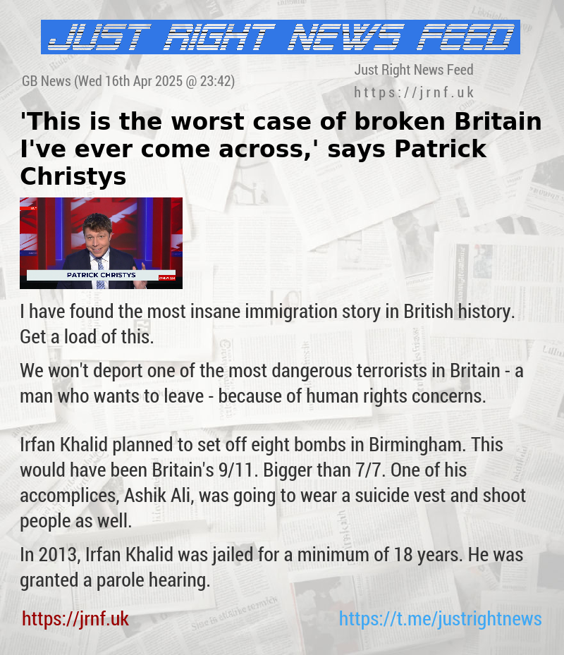 ’This is the worst case of broken Britain I’ve ever come across,’ says Patrick Christys