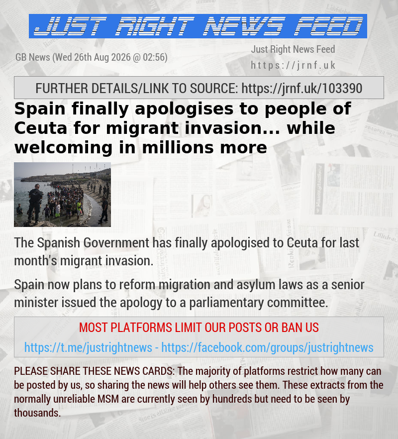 Spain finally apologises to people of Ceuta for migrant invasion... while welcoming in millions more