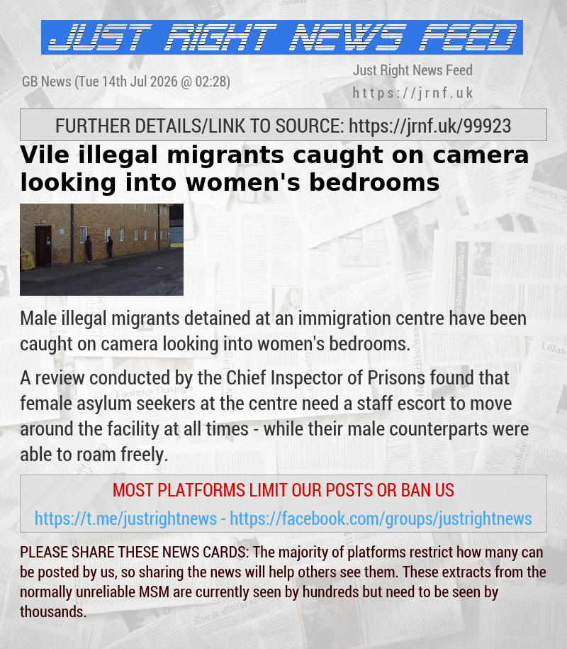 Vile illegal migrants caught on camera looking into women’s bedrooms