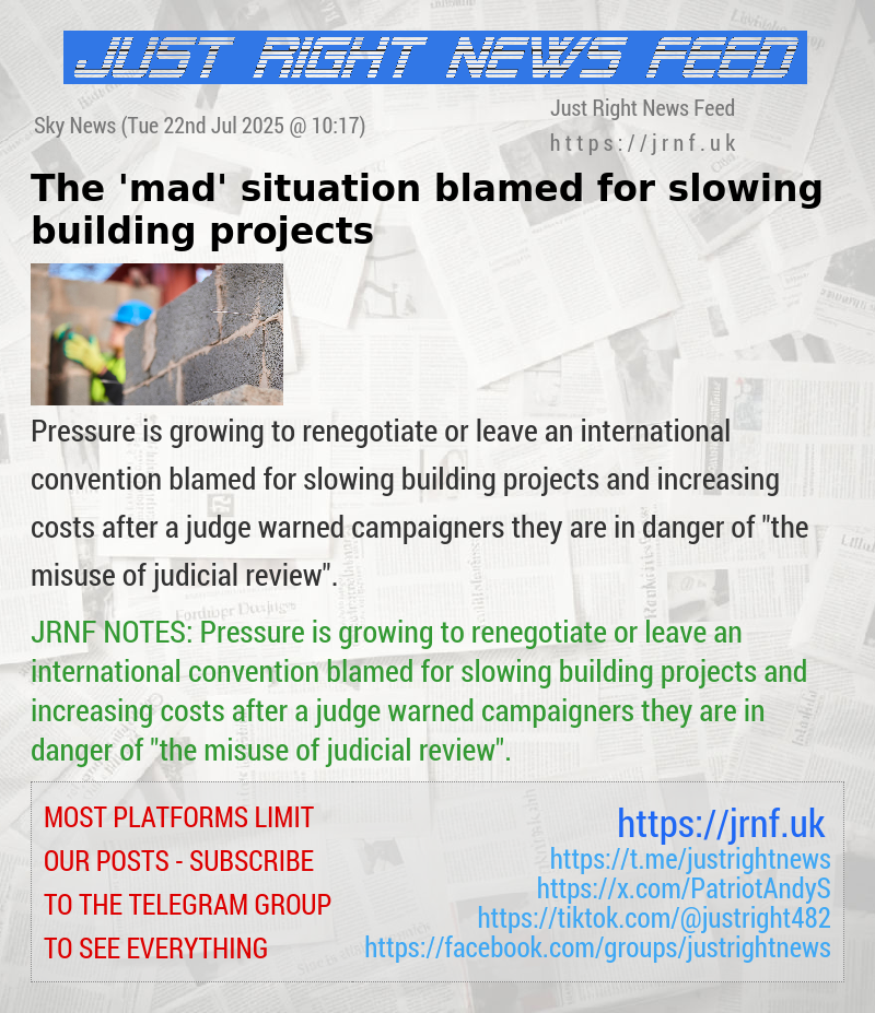 The ’mad’ situation blamed for slowing building projects