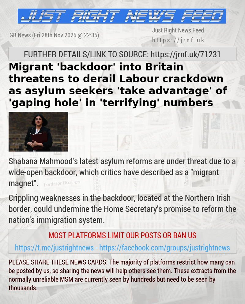 Migrant ’backdoor’ into Britain threatens to derail Labour crackdown as asylum seekers ’take advantage’ of ’gaping hole’ in ’terrifying’ numbers