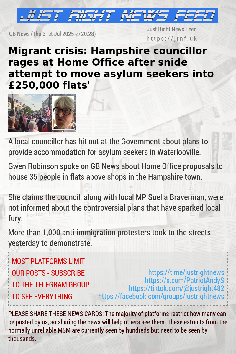 Migrant crisis: Hampshire councillor rages at Home Office after ‘snide attempt to move asylum seekers into &pound;250,000 flats’