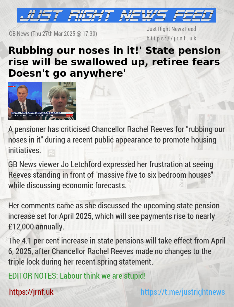 ‘Rubbing our noses in it!’ State pension rise will be swallowed up, retiree fears — ‘Doesn’t go anywhere’