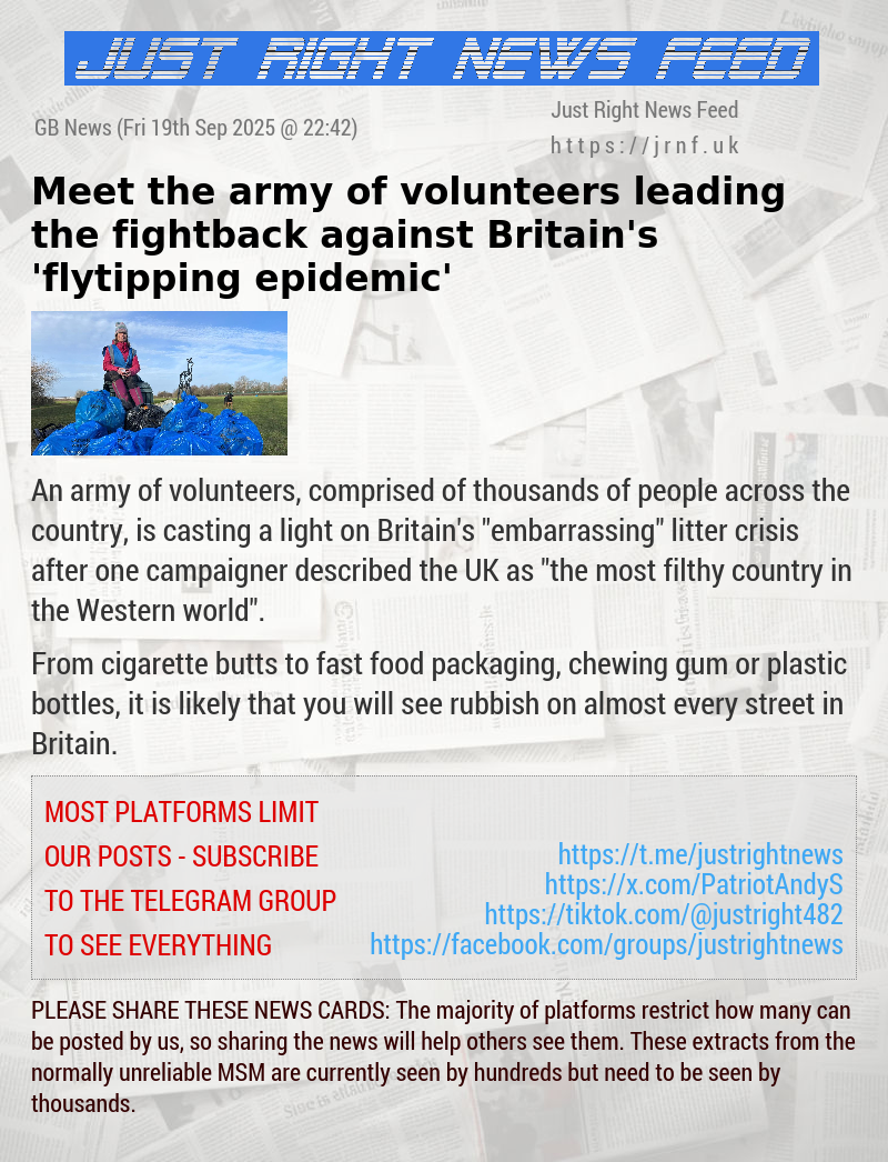 Meet the army of volunteers leading the fightback against Britain’s ’flytipping epidemic’