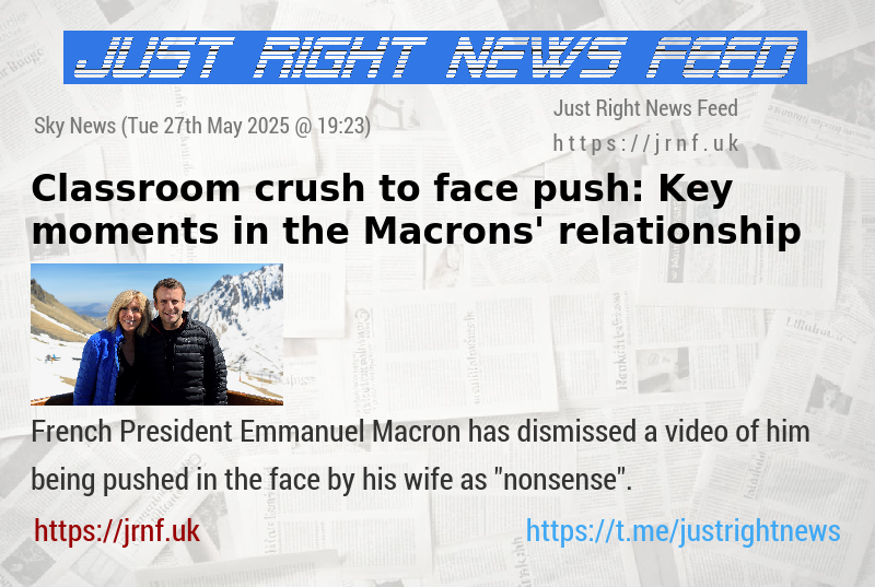 Classroom crush to face push: Key moments in the Macrons’ relationship