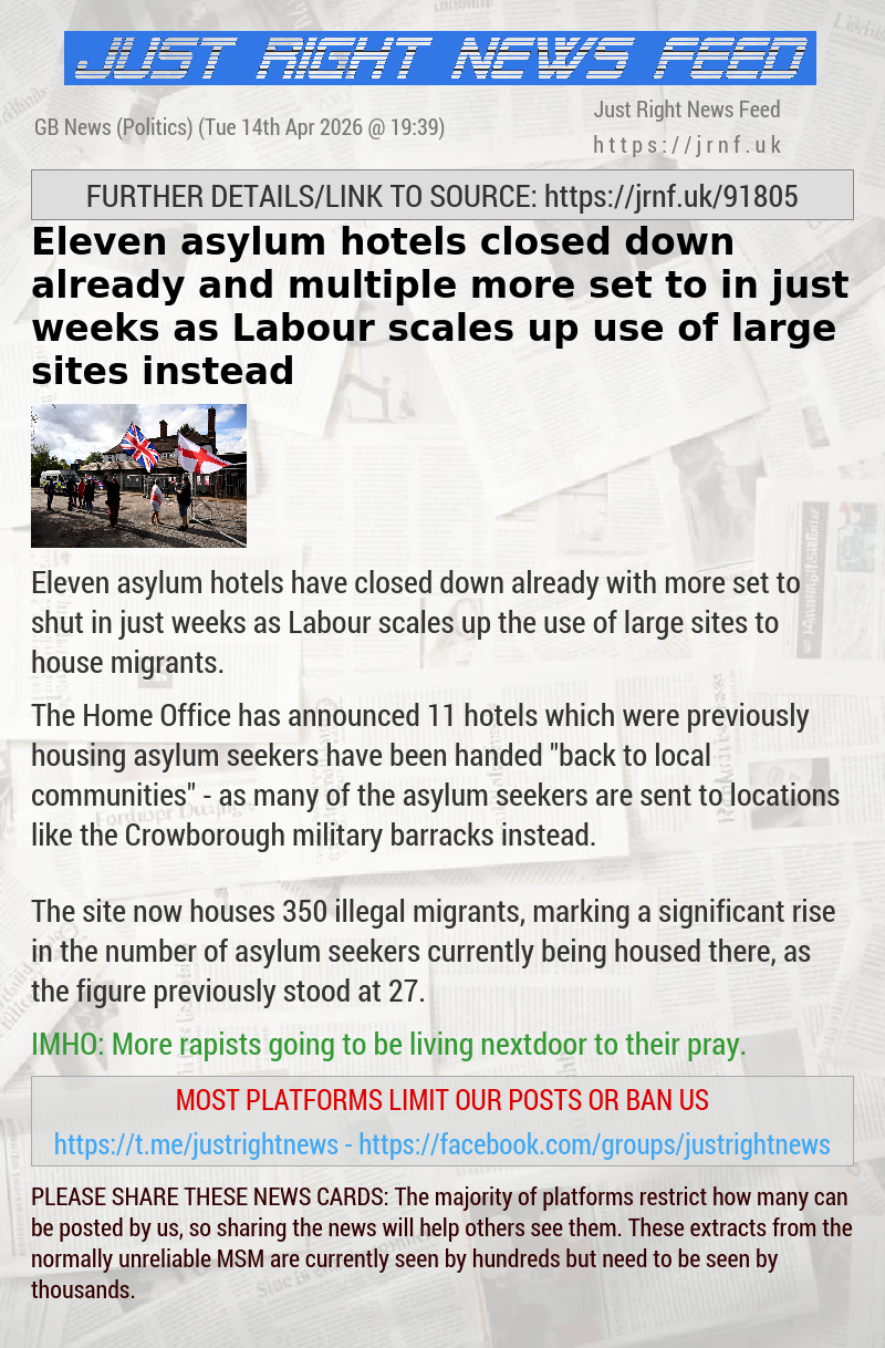 Eleven asylum hotels closed down already and multiple more set to in just weeks as Labour scales up use of large sites instead