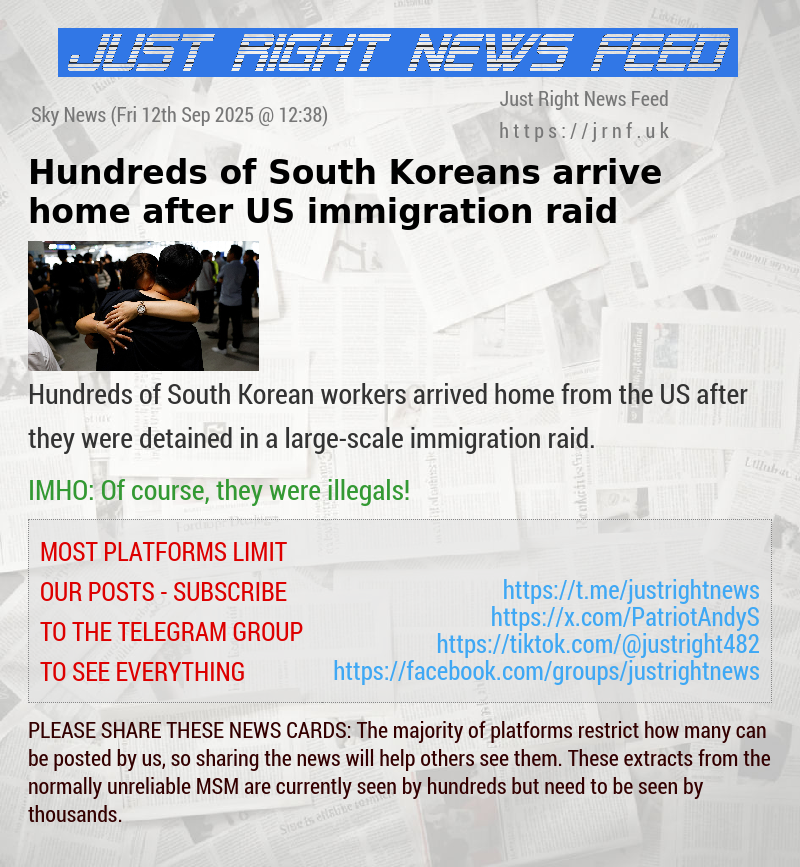 Hundreds of South Koreans arrive home after US immigration raid
