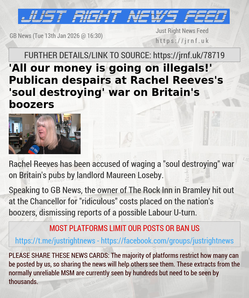 ’All our money is going on illegals!’ Publican despairs at Rachel Reeves’s ’soul destroying’ war on Britain’s boozers