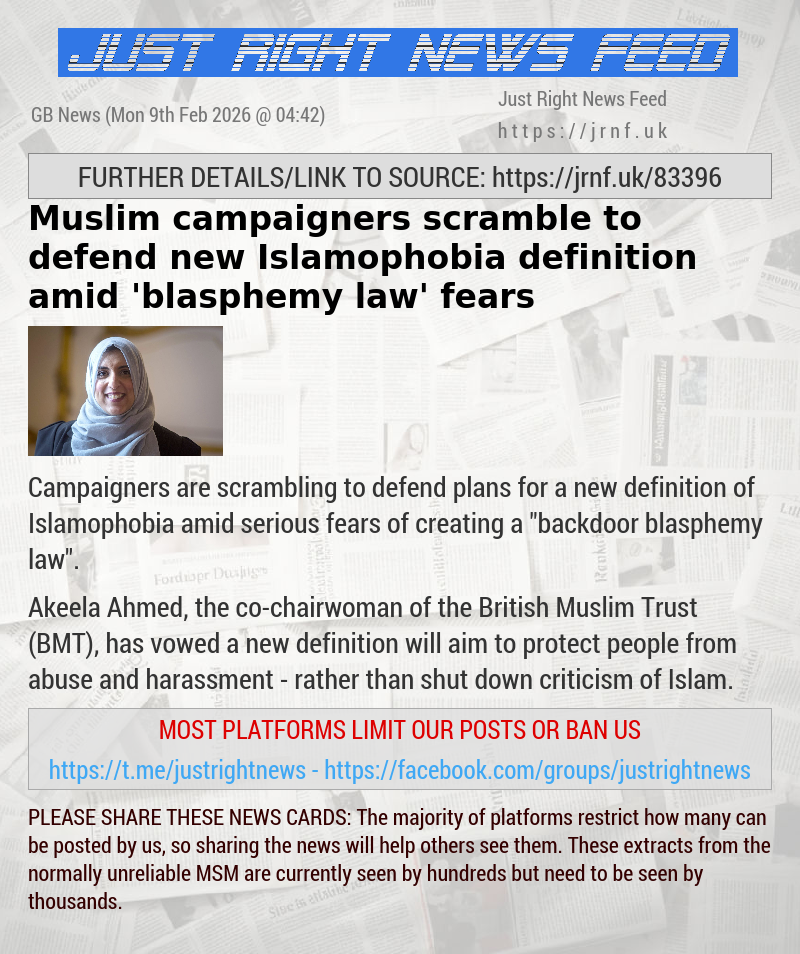 Muslim campaigners scramble to defend new Islamophobia definition amid ’blasphemy law’ fears