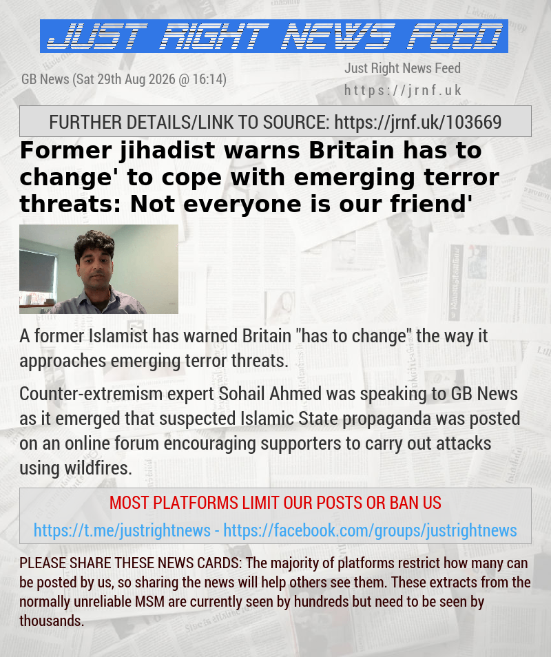 Former jihadist warns Britain ‘has to change’ to cope with emerging terror threats: ‘Not everyone is our friend’
