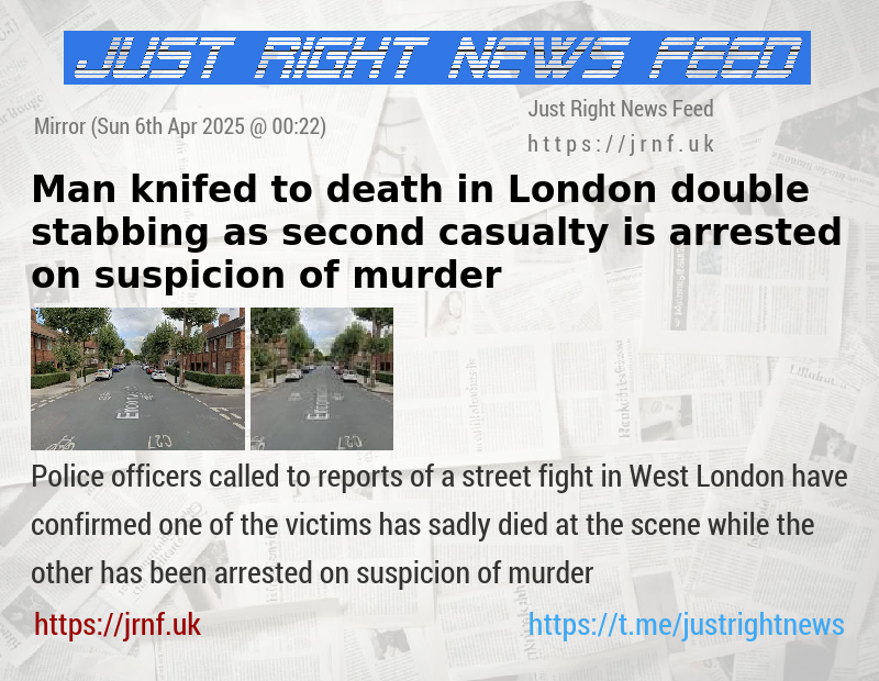 Man knifed to death in London double stabbing — as second casualty is arrested on suspicion of murder