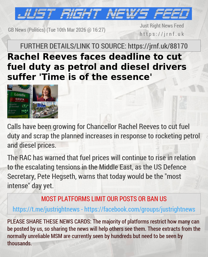 Rachel Reeves faces deadline to cut fuel duty as petrol and diesel drivers suffer — ’Time is of the essence’