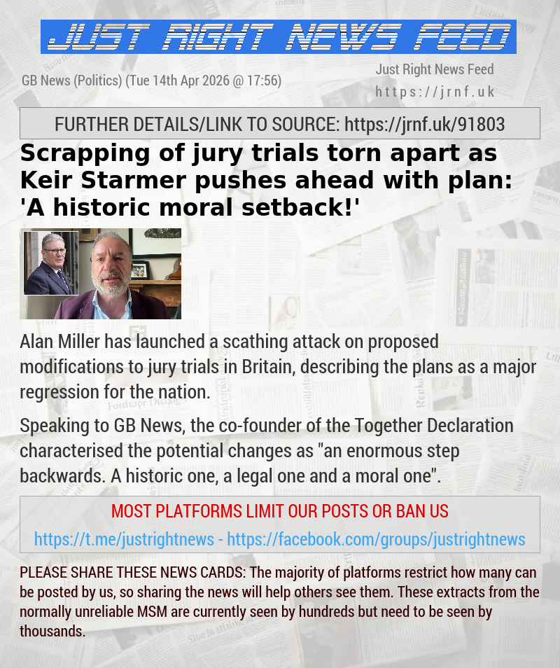 Scrapping of jury trials torn apart as Keir Starmer pushes ahead with plan: ’A historic moral setback!’