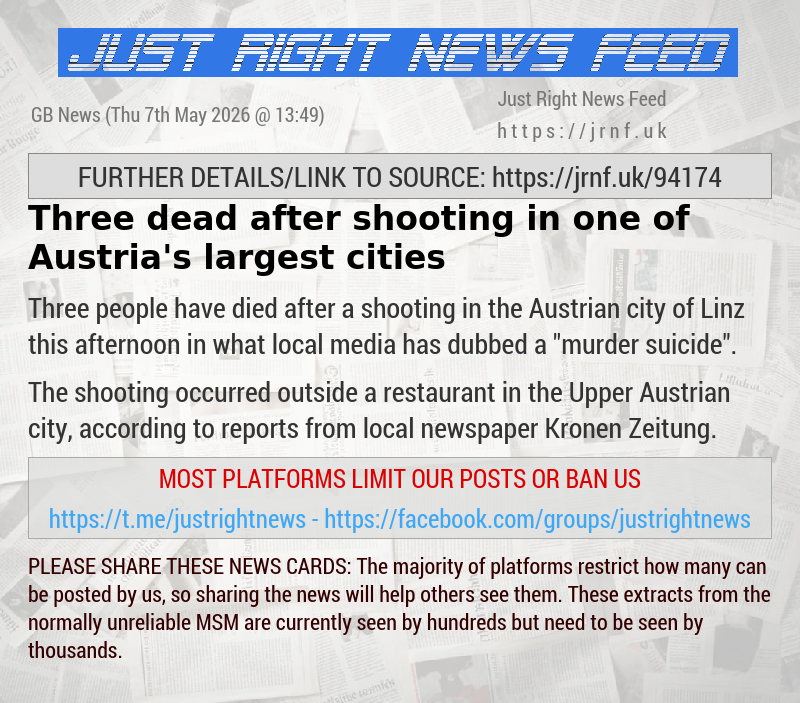 Three dead after shooting in one of Austria’s largest cities