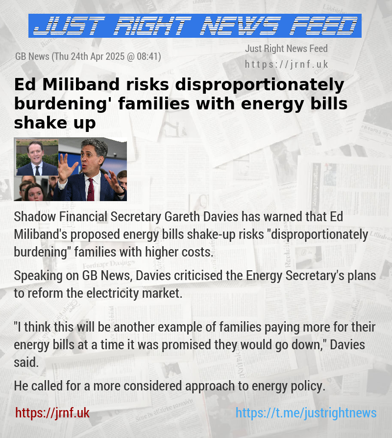 Ed Miliband risks ‘disproportionately burdening’ families with energy bills shake—up