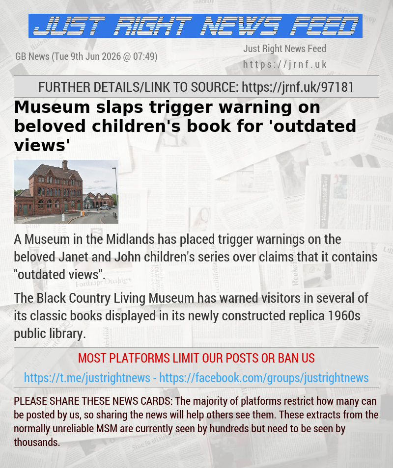 Museum slaps trigger warning on beloved children’s book for ’outdated views’