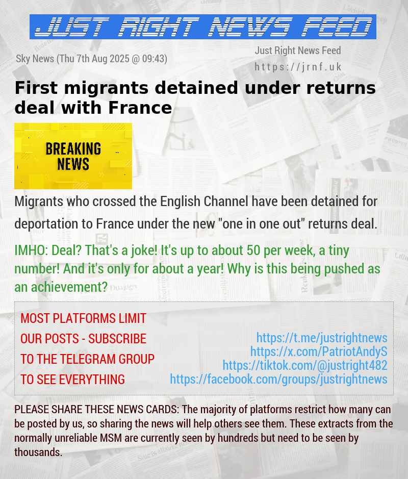 First migrants detained under returns deal with France