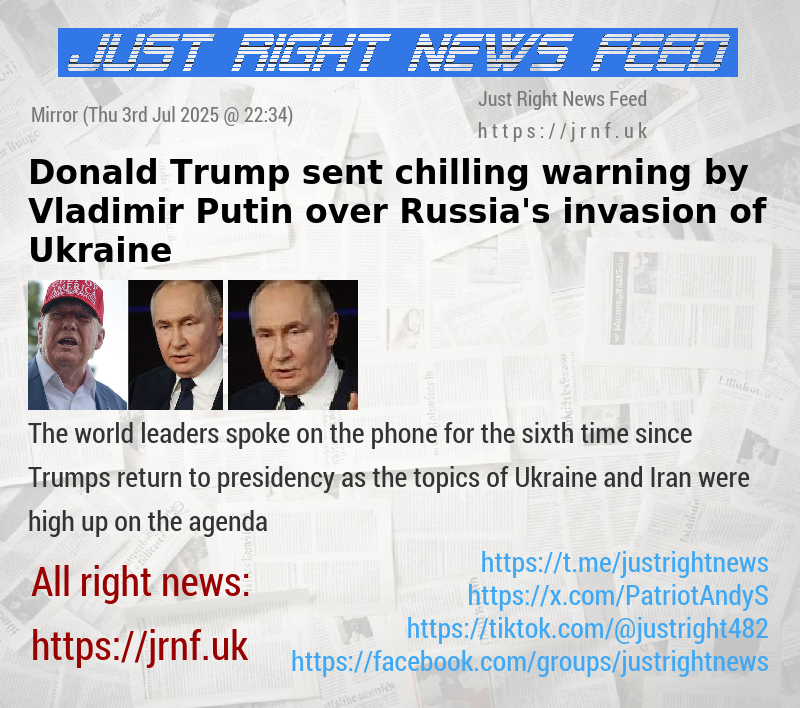 Donald Trump sent chilling warning by Vladimir Putin over Russia’s invasion of Ukraine