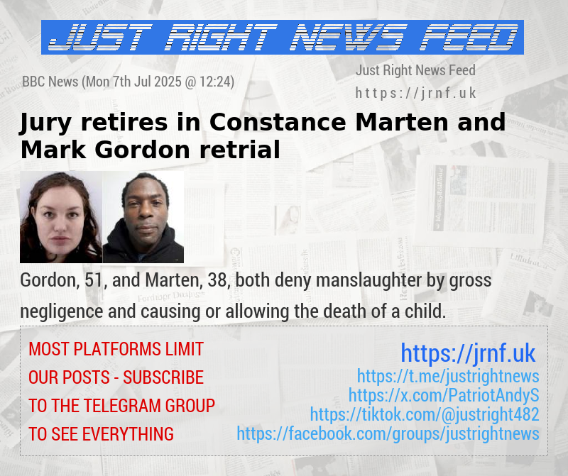 Jury retires in Constance Marten and Mark Gordon retrial