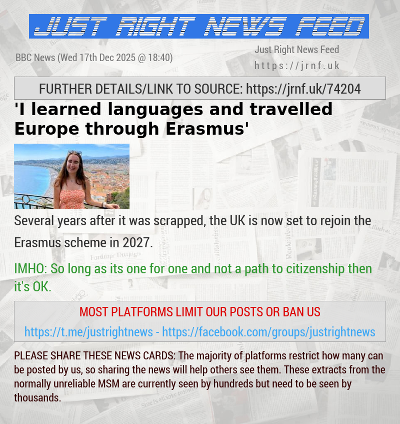 ’I learned languages and travelled Europe through Erasmus’