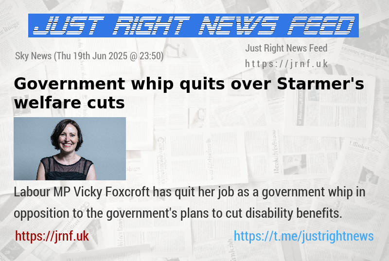 Government whip quits over Starmer’s welfare cuts