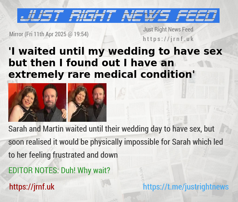 ’I waited until my wedding to have sex — but then I found out I have an extremely rare medical condition’