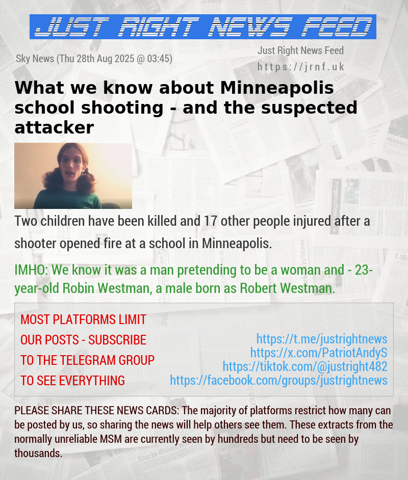 What we know about Minneapolis school shooting — and the suspected attacker