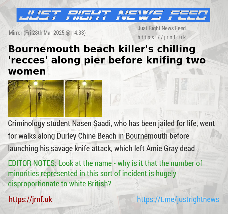 Bournemouth beach killer’s chilling ’recces’ along pier before knifing two women