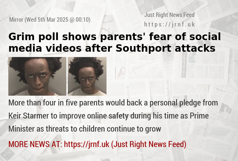 Grim poll shows parents’ fear of social media videos after Southport attacks