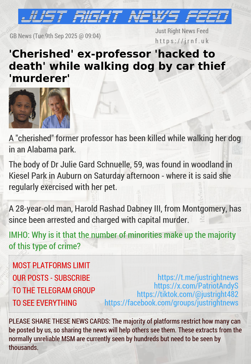 ’Cherished’ ex—professor ’hacked to death’ while walking dog by car thief ’murderer’