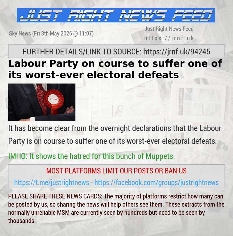 Labour Party on course to suffer one of its worst—ever electoral defeats