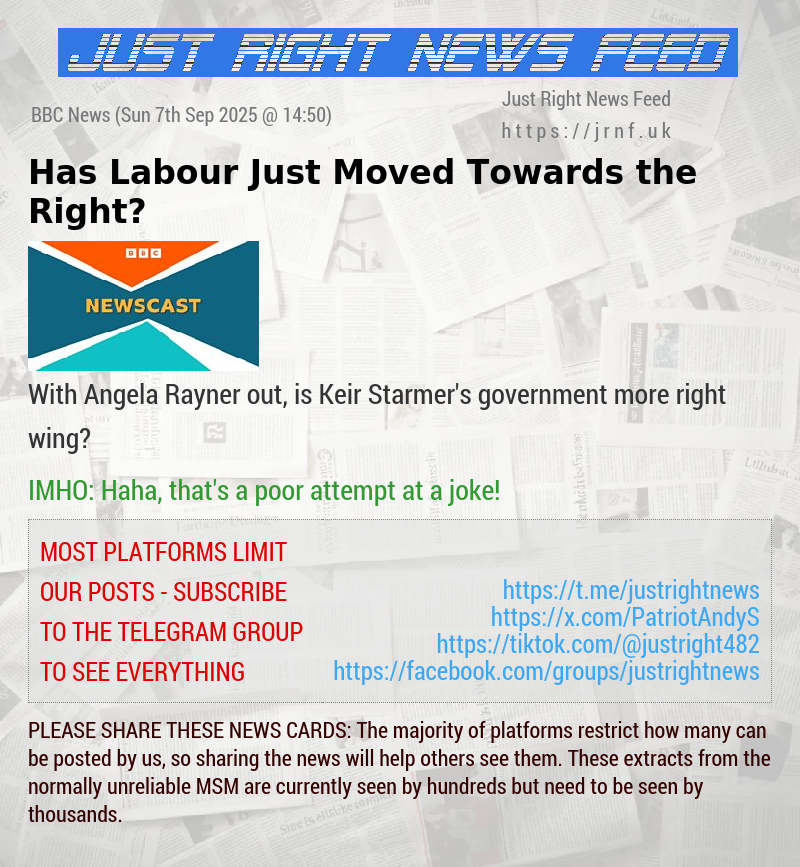 Has Labour Just Moved Towards the Right?