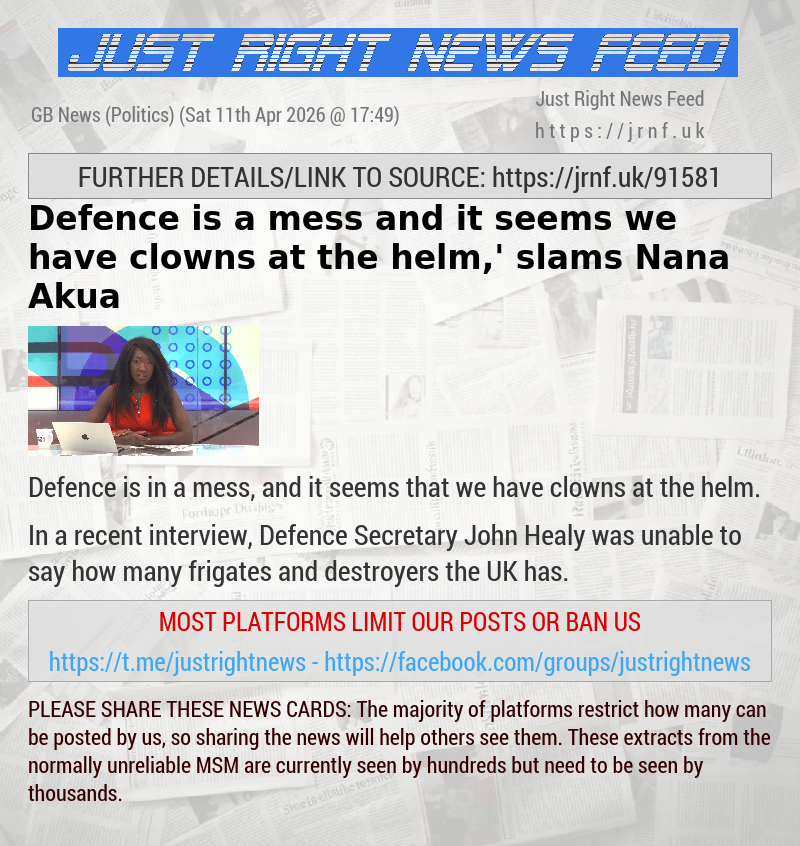 ‘Defence is a mess — and it seems we have clowns at the helm,’ slams Nana Akua