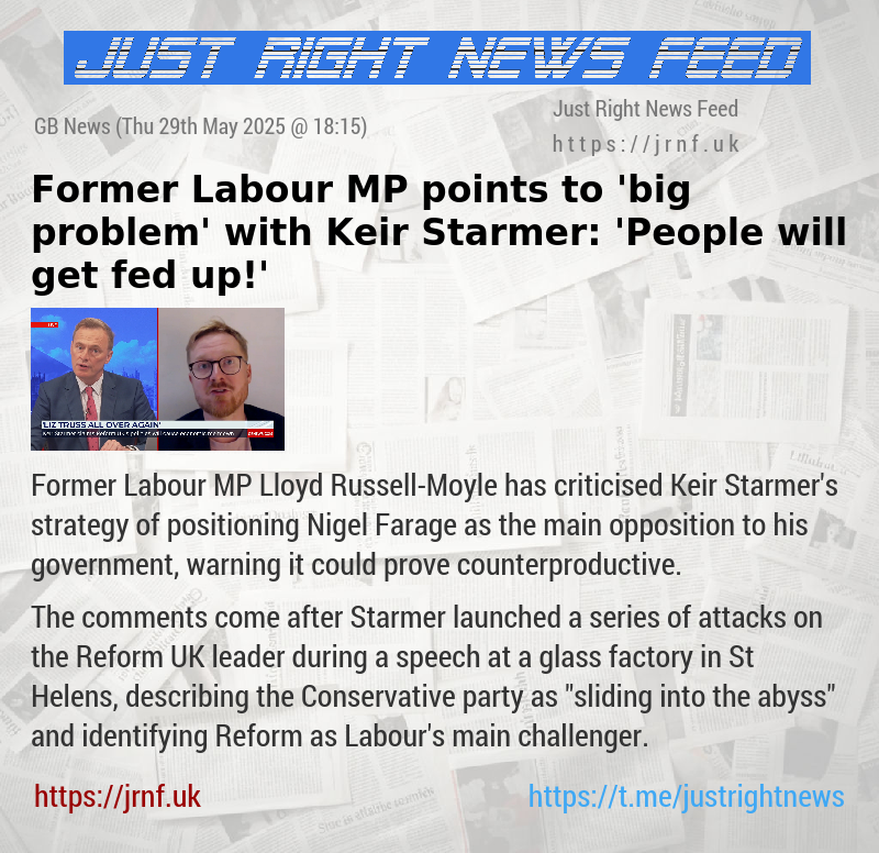 Former Labour MP points to ’big problem’ with Keir Starmer: ’People will get fed up!’