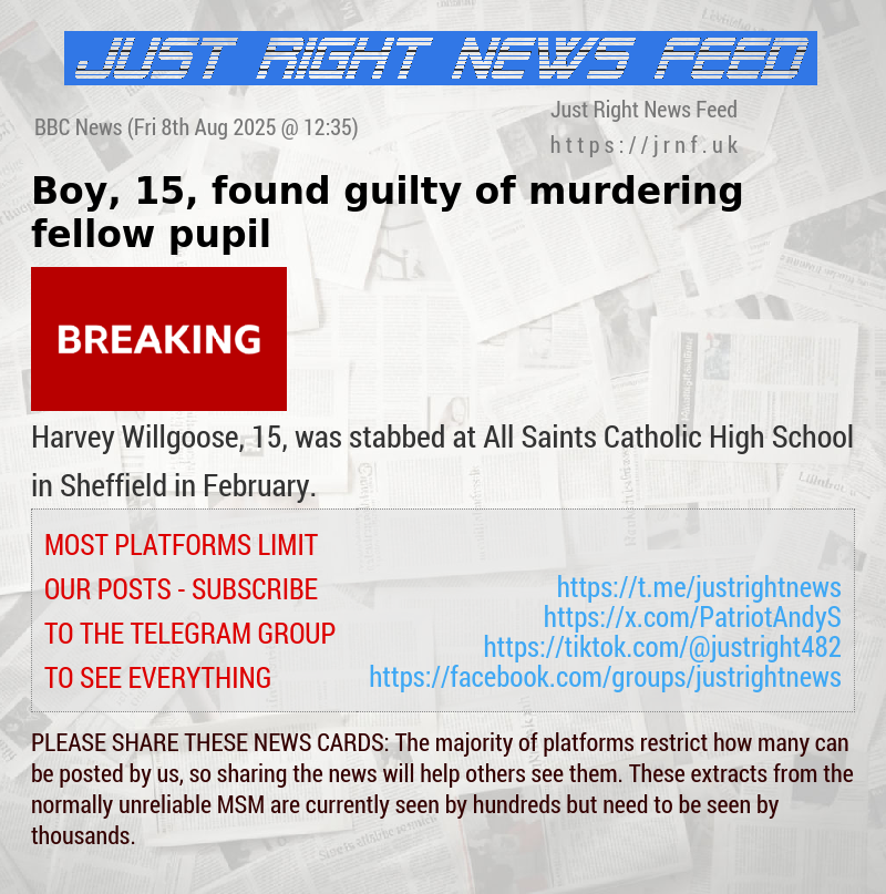 Boy, 15, found guilty of murdering fellow pupil