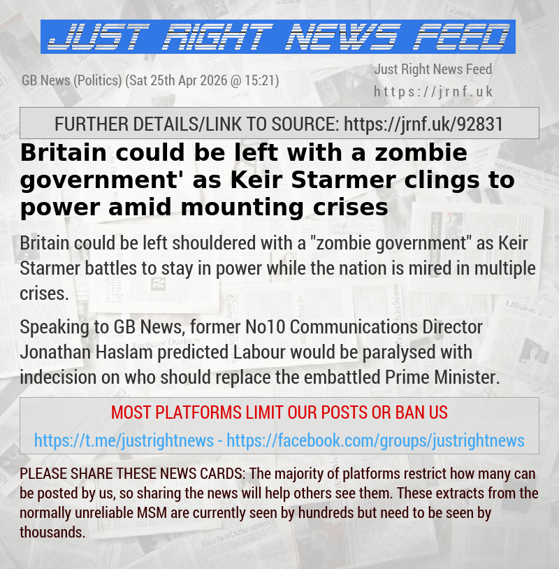 Britain could be left with a ‘zombie government’ as Keir Starmer clings to power amid mounting crises